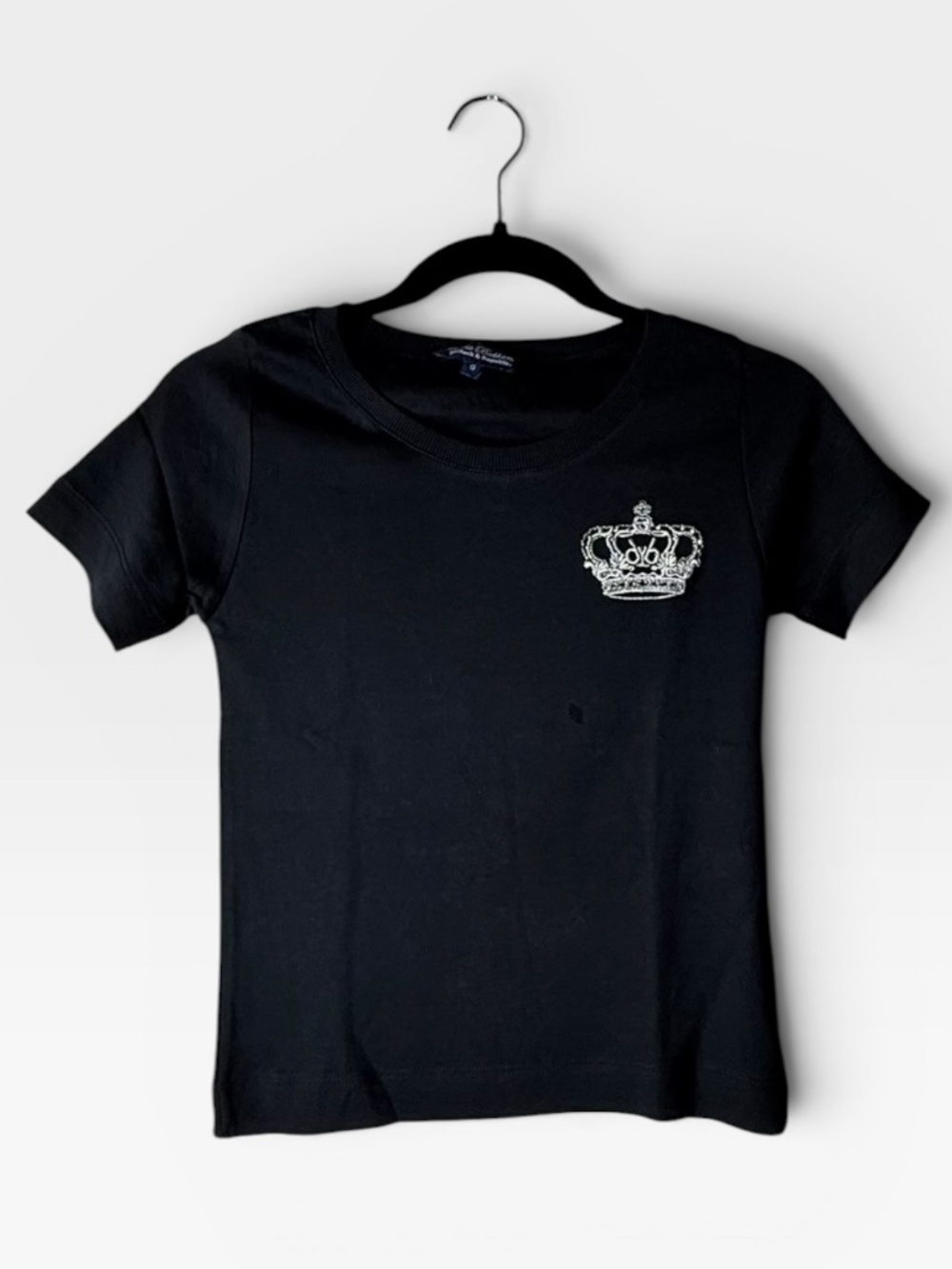 Victoria Beckham Vintage Embellished Tee Size Small Short Sleeve Crewneck (U)